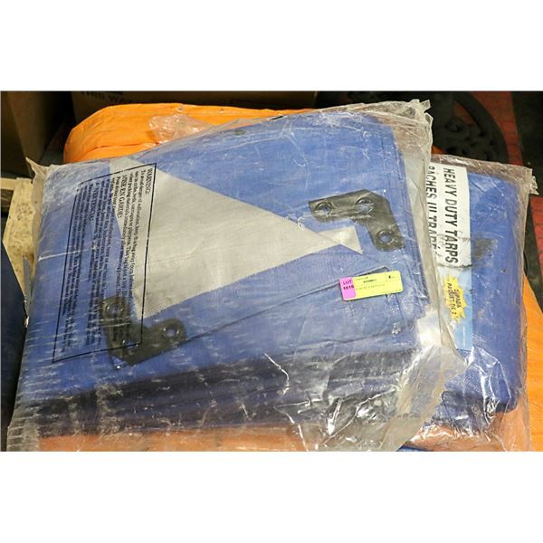 3 HEAVY DUTY TARPS LOT
