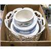 Image 1 : GARDEN POTS- ASSORTED METAL & CHINA