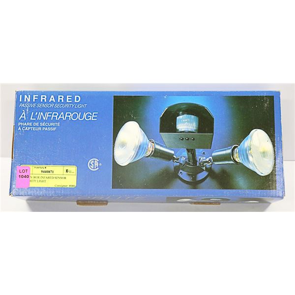 NEW IN BOX-INFARED SENSOR SECURITY LIGHT