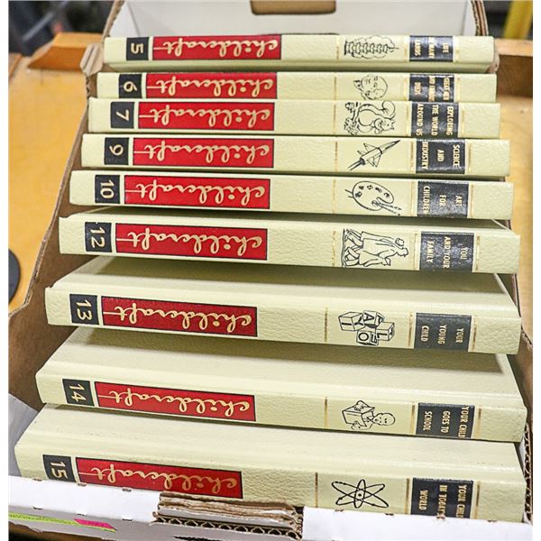 VINTAGE CHILDCRAFT HARD COVER EDUCATIONAL BOOKS