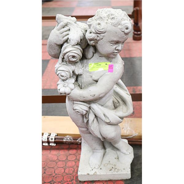 CONCRETE GARDEN STATUE - CHILD