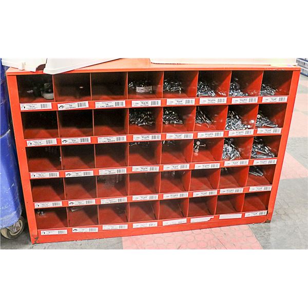 35.5" X 12" X 24" NUT AND BOLT STORAGE CABINET