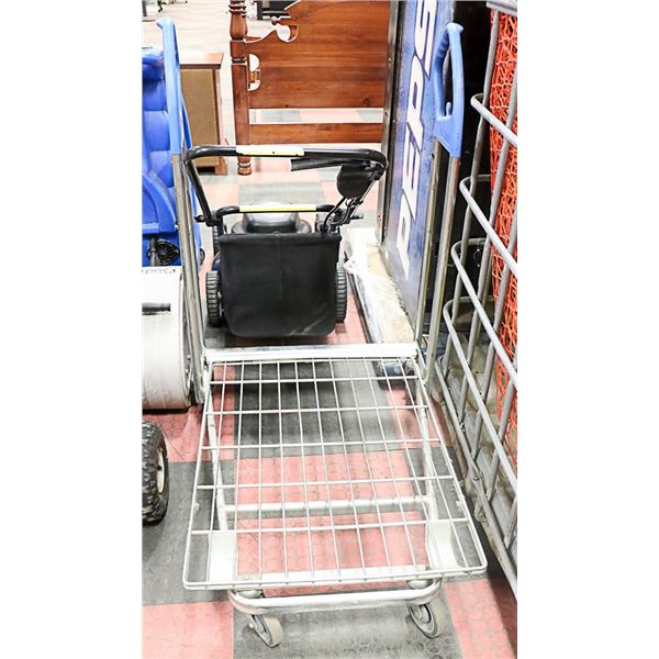 STAINLESS STEEL CART 400 LBS ON CASTORS