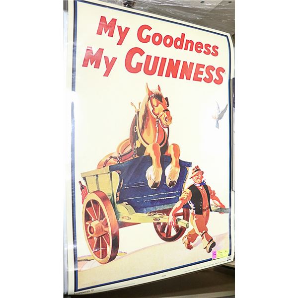 LAMINATED GUINNESS REPRODUCTION POSTER