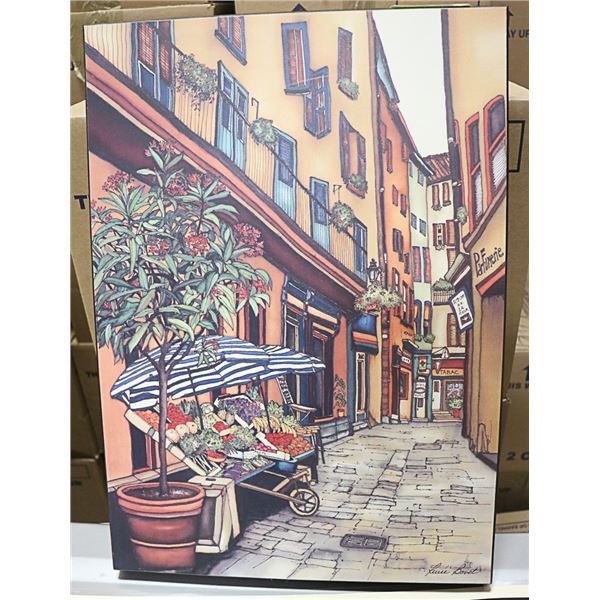 14" X 20" RENEE BOVET POSTER/PRINT ON BOARD