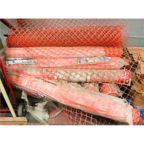 PALLET OF SNOW FENCE