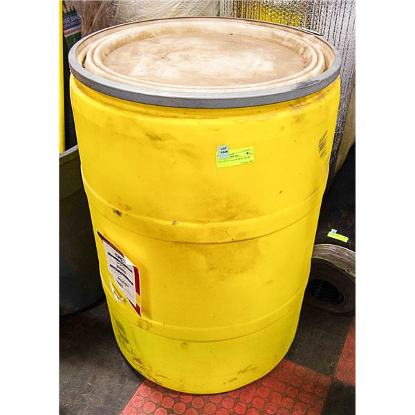 YELLOW 55 GALLON SPILL DRUM