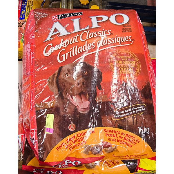 3 BAGS OF ALPO COOKOUT CLASSICS 16 KG