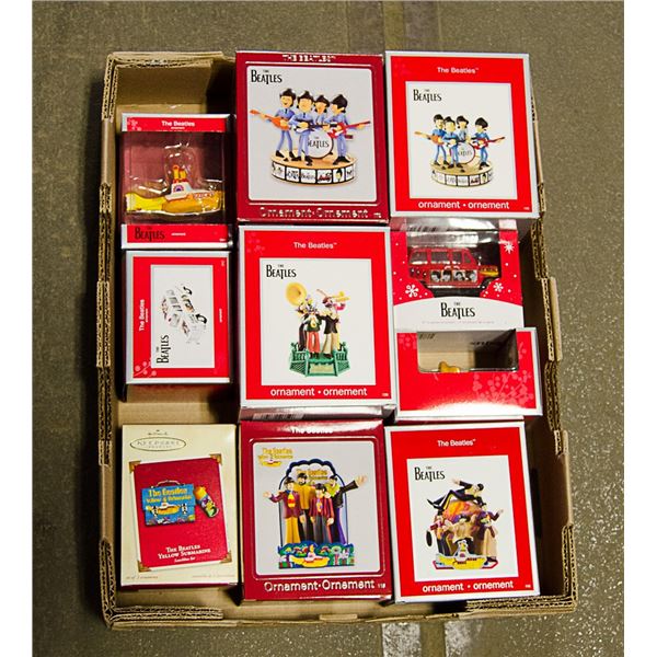 CHRISTMAS ORNAMENTS -THE BEATLES HALLMARK &