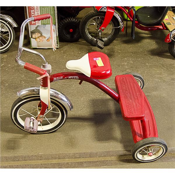 CLASSIC RADIO FLYER TRIKE DOUBLE DECKER ALL METAL