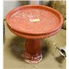 Image 1 : 2 PIECE CONCRETE BIRDBATH 15" WIDE