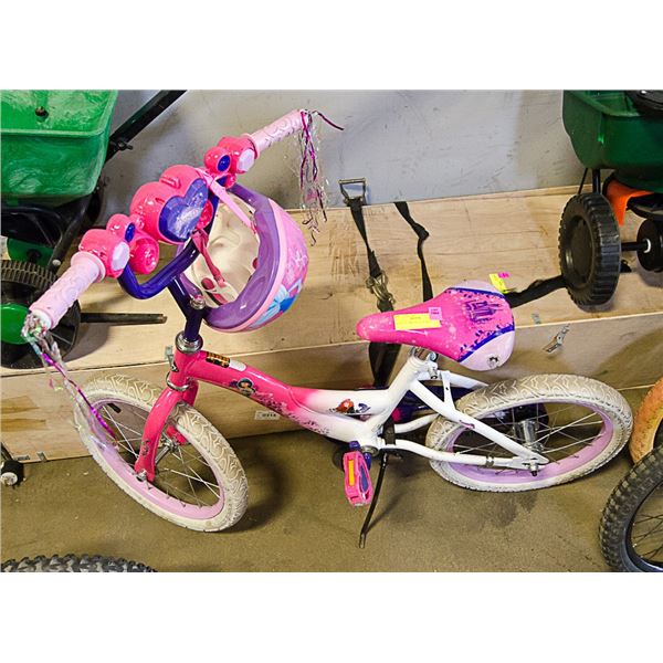 HUFFY 16" BIKE WITH HELMET