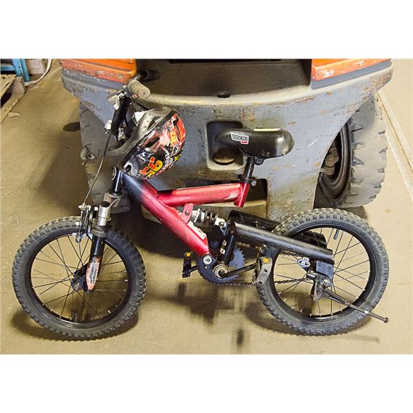 ROCKI 16" BIKE WITH HELMET