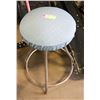 Image 1 : CHROME SWIVEL STOOL