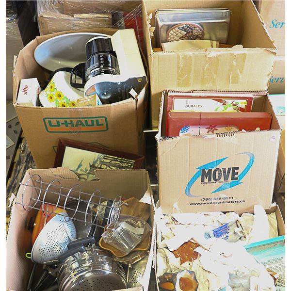 PALLET OF HOUSEHOLD MISC, MUST BE REMOVED BY 530PM