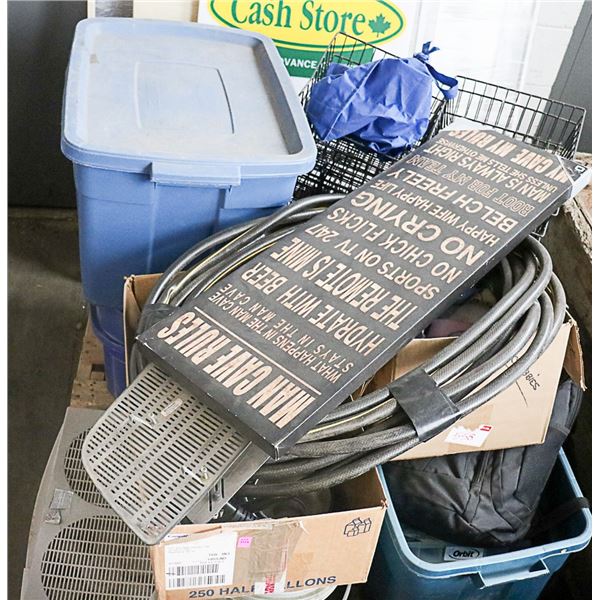 PALLET OF MISC, MUST BE REMOVED BY MONDAY 530PM