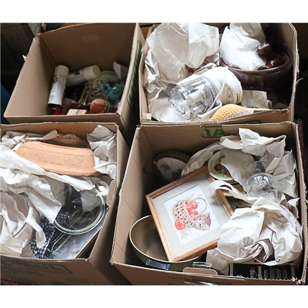 ESTATE PALLET OF HOUSEHOLD MISC, ORNAMENTS & MORE