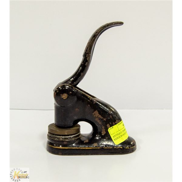 ANTIQUE EMBOSSER "THE RIDGEWOOD GOLF CLUB LIMITED