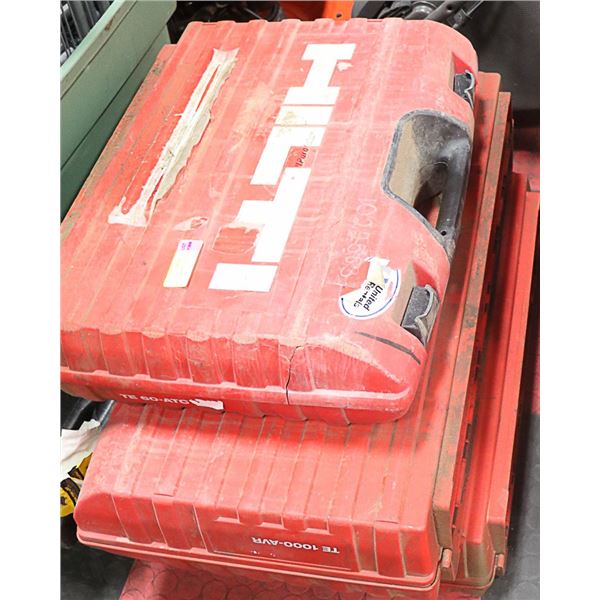 LOT OF 3  EMPTY HILTI CASE