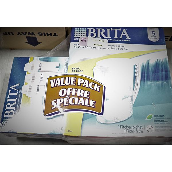 BRITA WATER PITCHER WITH FILTERS