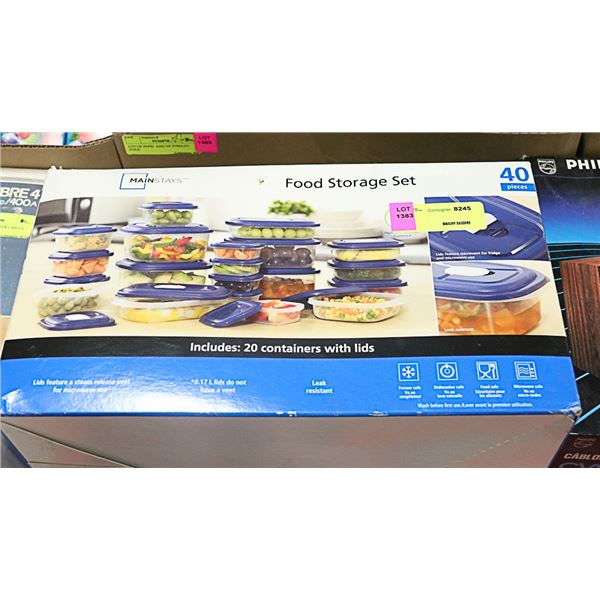 40PC FOOD STORAGE SET