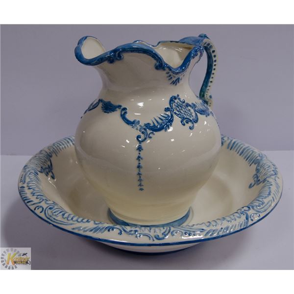 WATER PITCHER AND AND BASIN