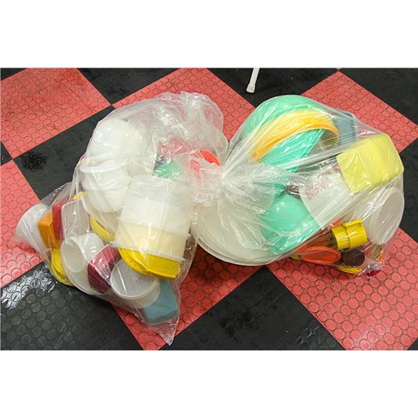 BAG LOT OF VINTAGE TUPPERWARE
