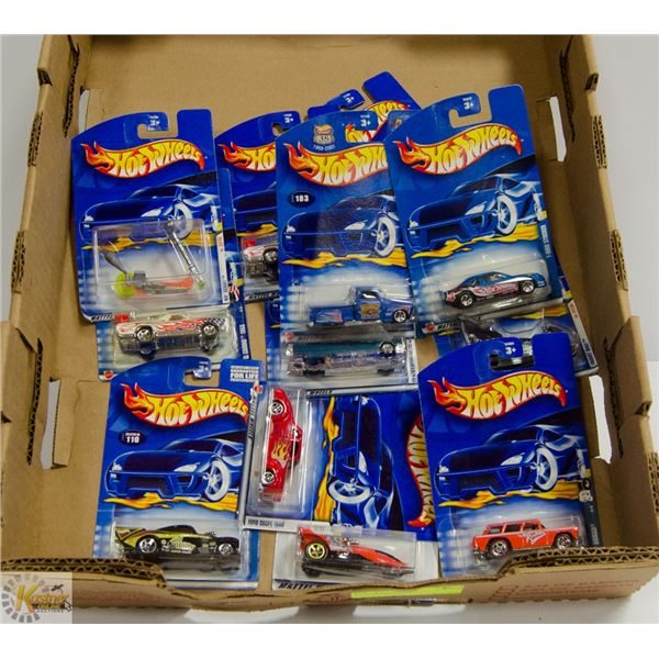 FLAT OF HOTWHEELS