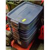 Image 1 : BUNDLE OF 5 RUBBERMAID ROUGHNECK STORAGE