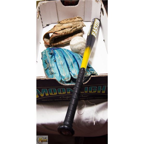 2 BASEBALL GLOVES SPALDING & COOPER OVER 50YRS