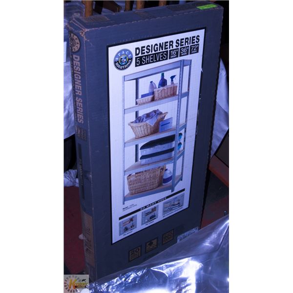 SPACE SOLUTIONS DESIGNER SERIES 5 SHELF UNIT