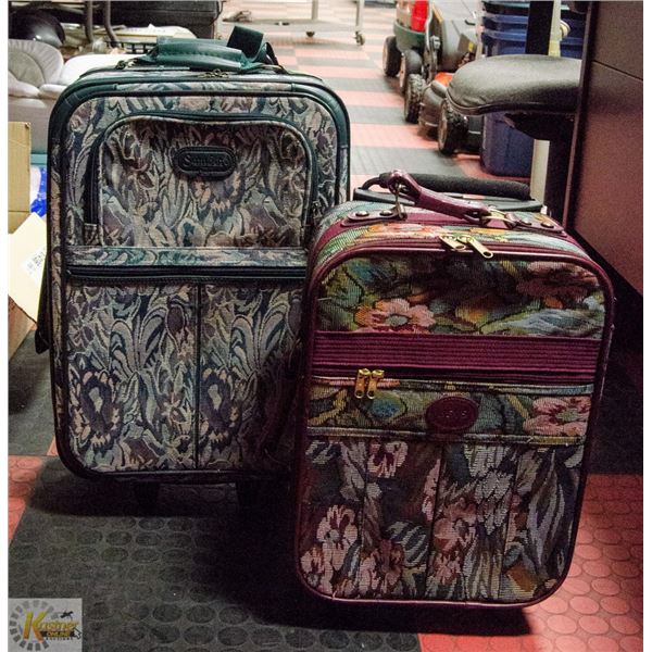 2 PIECES OF LUGGAGE