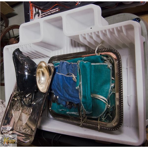 SILVER WARE COLLECTION  WITH A VARIETY OF BIRKS