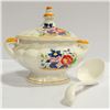 Image 2 : VINTAGE ESTATE SOUP TUREEN+ LADLE,HANDPAINTED
