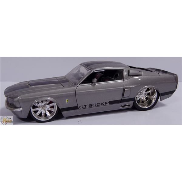MUSTANG GT 500KR 1/18 SCALE HEAVY METAL CAR