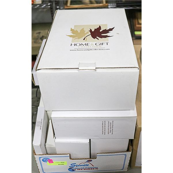 LARGE BOX OF ASSORTED HOME & GIFT DECOR