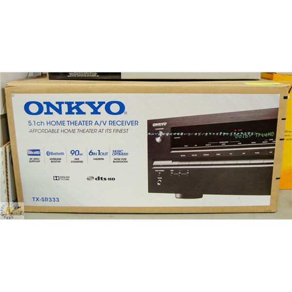 ONKYO 5.1 HOME THEATER RECEIVER TX-SR333