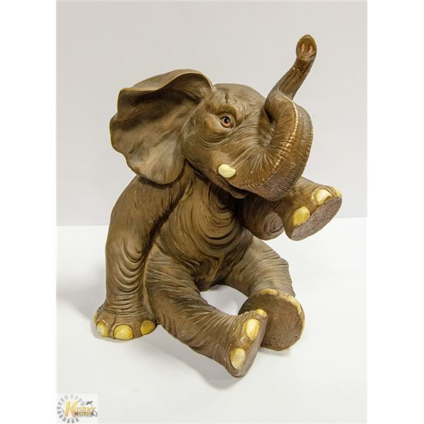 ELEPHANT WITH TEAR IN EYE