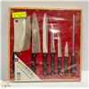 Image 1 : NEW BETTER CHEF 7PC KITCHEN KNIFE SET