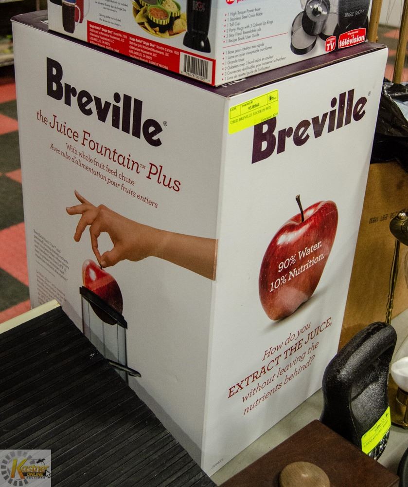 USED BREVILLE JUICER IN BOX - Kastner Auctions