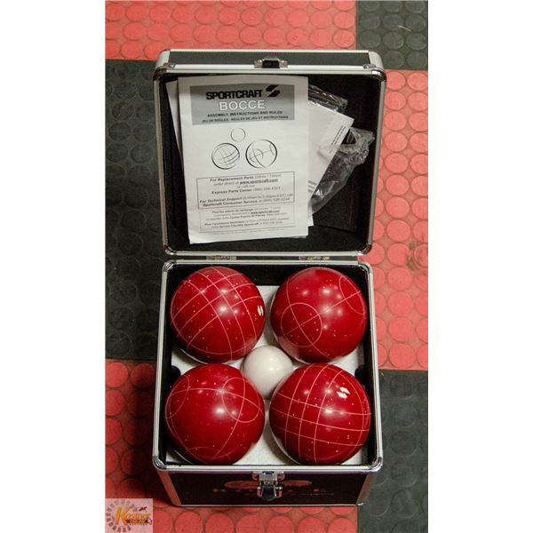 SPORTCRAFT BOCCE BALL SET HEAVY DUTY