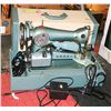 Image 1 : ANTIQUE "PIEDMONT" SEWING MACHINE IN CARRY CASE