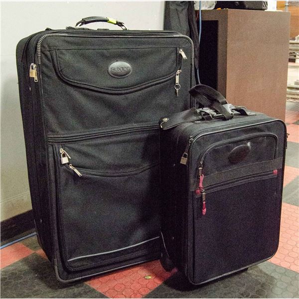 2PC SET OF BUXTON SUITCASES, 31" & 20"