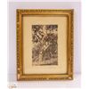 Image 1 : VINTAGE FRAMED ARTWORK 10 X 12.5