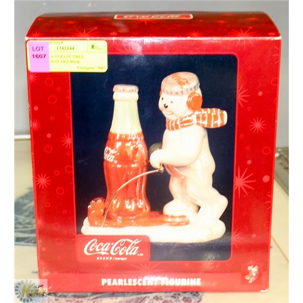 COCA COLA COLLECTIBLE PEARLESCENT FIGURINE