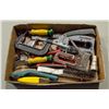 Image 1 : TOOL LOT: INCLUDES CLAMPS, STAPLERS , KNIVES &