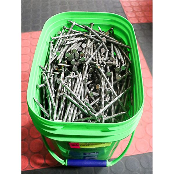 PAIL OF 4" NAILS