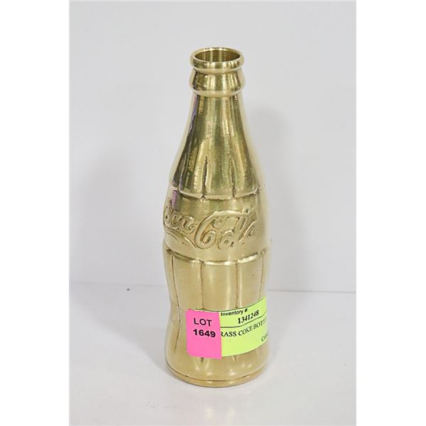 1970'S BRASS COKE BOTTLE