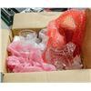 Image 1 : BOX FULL OF GLASSWARE AND SOME CRYSTAL
