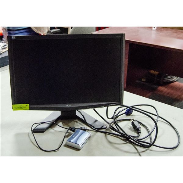 19 INCH MONITOR WITH CARD READER ATTACHMENT